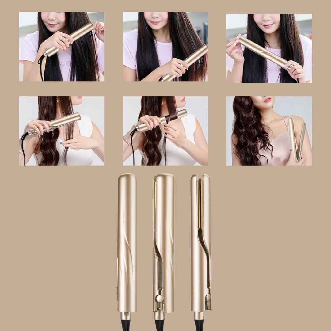 CurlFlex™ | 2-in-1 hair straightener